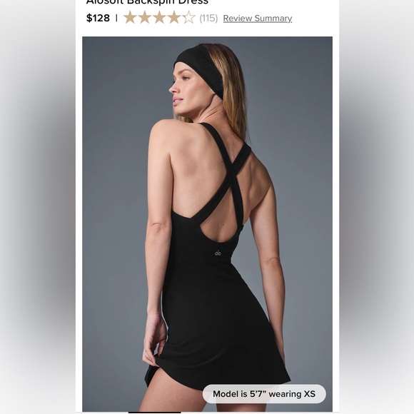 Alo Yoga Alosoft backspin dress - Picture 4 of 4